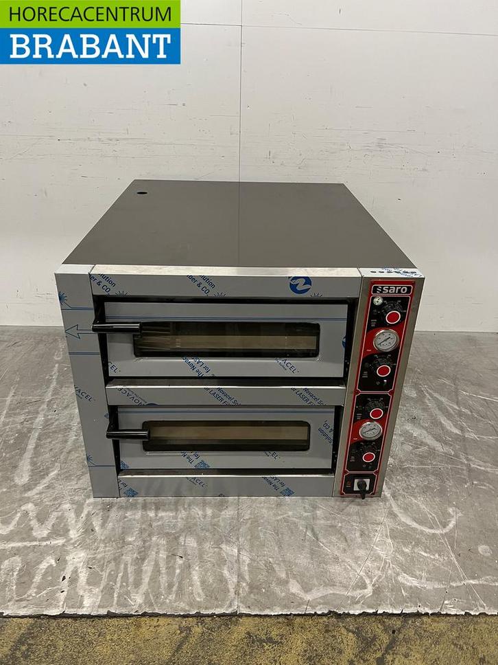 RVS Saro Pizzaoven Oven 6 Pizzas 30 cm doorsnee 400V Horeca, Zakelijke goederen, Horeca | Keukenapparatuur, Nieuw zonder verpakking