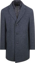 Suitable Coat Wol Twill Donkerblauw maat 52 Heren, Kleding | Heren, Jassen | Winter, Maat 52/54 (L), Nieuw, Suitable, Verzenden