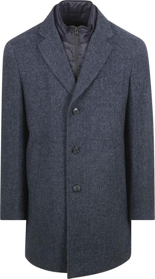 Suitable Coat Wol Twill Donkerblauw maat 52 Heren, Kleding | Heren, Jassen | Winter, Blauw, Nieuw, Maat 52/54 (L), Verzenden
