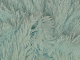Langharig bont stof – Baby blauw, Hobby en Vrije tijd, Stoffen en Lappen, 120 cm of meer, 200 cm of meer, Blauw, Nieuw, Polyester