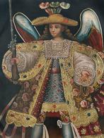 Cuzco Perú School - Archangel St Miguel Charging an Arquebus