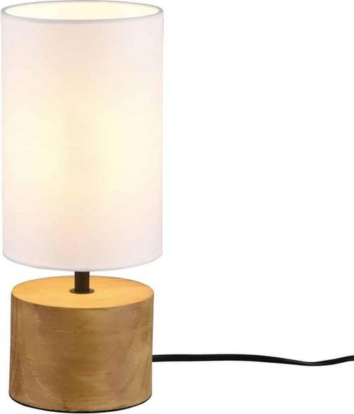 REALITY Woody tafellamp Bruin;Wit, Huis en Inrichting, Lampen | Tafellampen, Nieuw, Ophalen of Verzenden