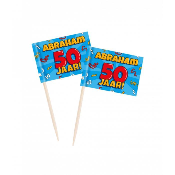 Prikkers Abraham 50 Jaar, Hobby en Vrije tijd, Feestartikelen, Feestartikel, Nieuw, Verzenden