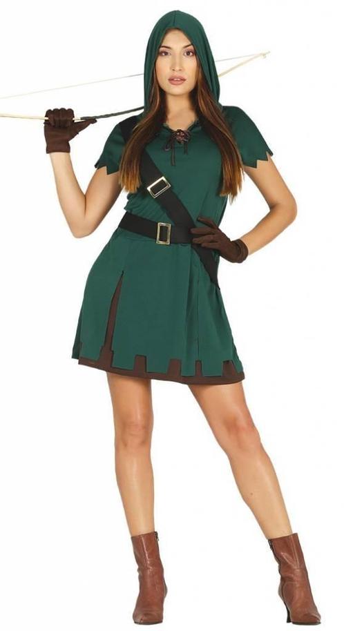 Robin Hood Kostuum Dames, Kleding | Dames, Carnavalskleding en Feestkleding, Nieuw, Verzenden