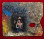 Spanish School (XIX-XX) - Painters Palette with Romantic