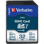 Verbatim SDHC UHS-3 geheugenkaart / 32GB, Audio, Tv en Foto, Fotografie | Geheugenkaarten, Nieuw, Ophalen of Verzenden