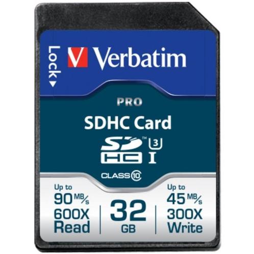 Verbatim SDHC UHS-3 geheugenkaart / 32GB, Audio, Tv en Foto, Fotografie | Geheugenkaarten, Ophalen of Verzenden