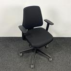 Zwarte Bureaustoel - Zwart Voetkruis, Huis en Inrichting, Gebruikt, Zwart, Ophalen of Verzenden, Bureaustoel