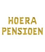 Gouden Pensioen Ballonnen Set 1,9m, Hobby en Vrije tijd, Feestartikelen, Verzenden, Nieuw