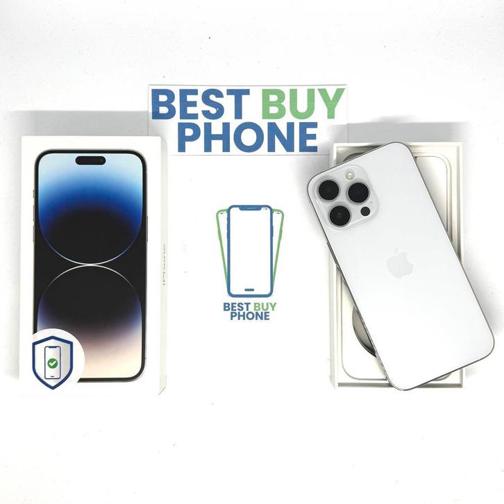 iPhone 14 Pro Max 1TB zilver /krasvrij /100% batt /garantie, Telecommunicatie, Mobiele telefoons | Apple iPhone, Zonder abonnement