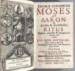 Thomas Goodwin - Moses et Aaron seu Civiles & ecclesistici