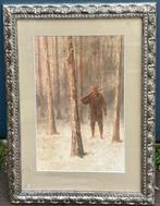 J.S Yamamoto (XIX) - Jager in winters bos