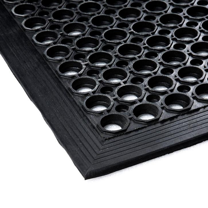 Ringmat 80 x 120 cm - Met rand, Tuin en Terras, Deurmatten, Verzenden