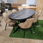 Ovale eetkamertafel met 6x stoel, Huis en Inrichting, Nieuw