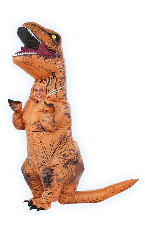 Dino Pak Trex Kind Opblaasbaar, Kinderen en Baby's, Carnavalskleding en Verkleedspullen, Nieuw, Verzenden