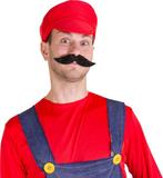 2dekans | dressforfun - Herenkostuum super loodgieter Mario, Ophalen of Verzenden, Zo goed als nieuw