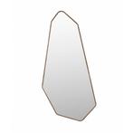 *WOONWINKEL* Dutchbone Basil Walnoot Spiegel Geometrisch, Huis en Inrichting, Woonaccessoires | Spiegels, Verzenden, Nieuw