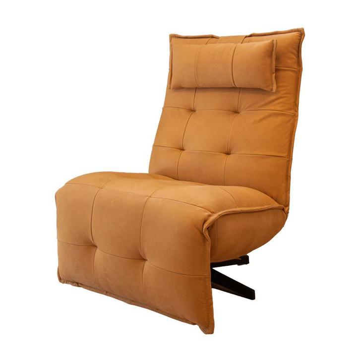 Relaxstoel Luc in leder van Chill - Line nu met 25% KORTING, Huis en Inrichting, Fauteuils, 50 tot 75 cm, Minder dan 75 cm, Nieuw