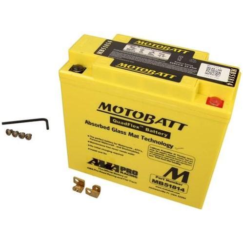 Motobatt Agm Accu Mb51814 12V 22Ah 186X82X171/171, Computers en Software, Laptop-opladers, Verzenden