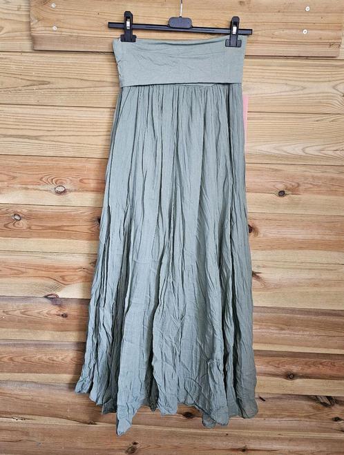 Heerlijke a-lijn katoenen maxi rok met elastische talie –, Kleding | Dames, Rokken