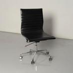 Frontseat vergaderstoel, zwart leder, verrijdbaar, Huis en Inrichting, Stoelen, Ophalen of Verzenden, Nieuw