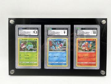 The Pokémon Company - 3 Graded card - Bulbasaur, Squirtle beschikbaar voor biedingen