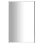 vidaXL Spiegel 70x50 cm zilverkleurig, Huis en Inrichting, Woonaccessoires | Spiegels, Verzenden, Nieuw