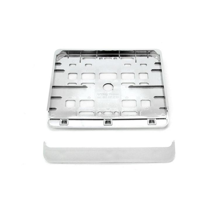 Kentekenplaat houder - Motorfiets - Chroom 19x15, Auto-onderdelen, Overige Auto-onderdelen, Nieuw, Verzenden