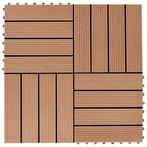 Goedkope Teak Terrastegels 30x30 - Retourkans!, Ophalen of Verzenden, Nieuw, Composiet, Terrastegels
