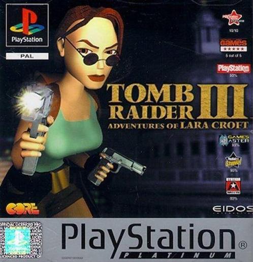 Tomb Raider III (PS1 Games) (Playstation 1), Spelcomputers en Games, Games | Sony PlayStation 1, Zo goed als nieuw, Ophalen of Verzenden
