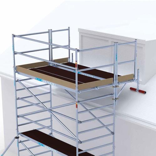 Rolsteiger uitwijkconsole 75-135 cm verstelbaar Euroscaffold, Doe-het-zelf en Verbouw, Steigers, Daksteiger, Nieuw, Minder dan 2 meter