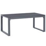 vidaXL Salontafel 90x50x40 cm aluminium, Verzenden, Nieuw, Metaal, 50 tot 100 cm