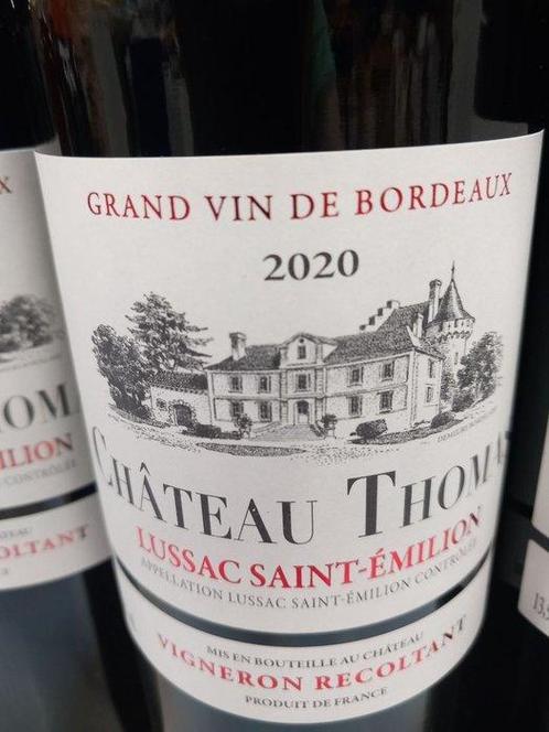 2020 Chateau Thomas, vignerons récoltant, Vignoble situé au, Verzamelen, Wijnen