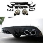 Diffuser With Chrome Exhaust Tips For Mercedes C Class, Ophalen of Verzenden, Nieuw