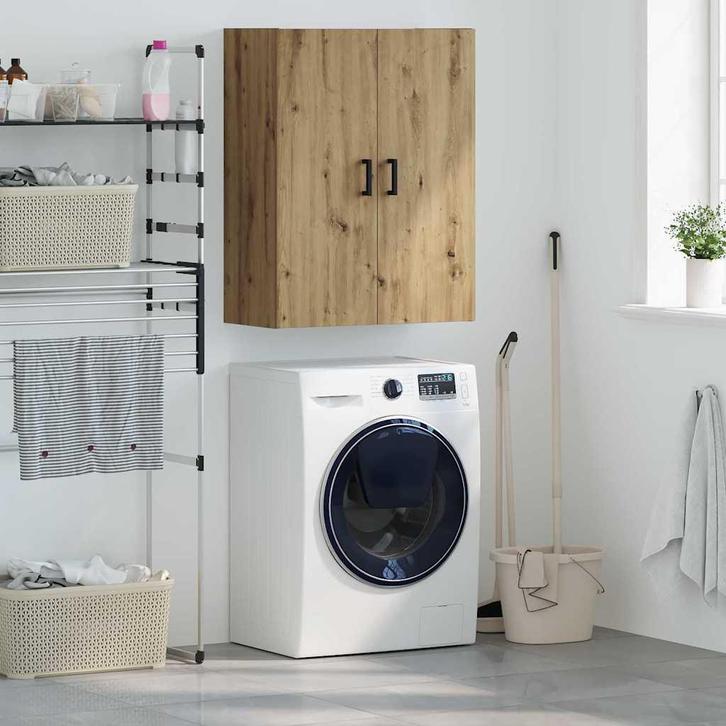 vidaXL Wandkast Wandgemonteerd Bruin 69.5 x 34 x 90 cm, Huis en Inrichting, Kasten | Buffetkasten, Nieuw, Minder dan 50 cm, Overige houtsoorten