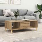 vidaXL Salontafel artisanaal eikenkleurig 103.5 x 60 x 35 cm, Huis en Inrichting, Tafels | Salontafels, Verzenden, Nieuw, Overige houtsoorten
