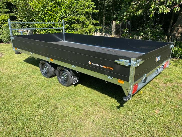 NIEUW Saris XL Multitransporter Rijplaten Black-Edtion LED, Auto diversen, Aanhangers en Bagagewagens, Nieuw, Ophalen