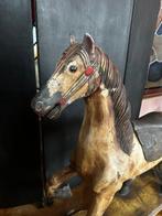 Hobbelpaard - Reproduction Antique Style Horse On Wheels, Antiek en Kunst