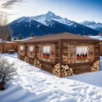 Paviljoen Almchalet met verwijderbare zijdelen - 9 m, Tuin en Terras, Partytenten, Verzenden, Nieuw