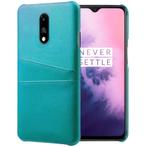 ProGuard OnePlus 7 Hoesje Slim Leder Kaarthouder Zeegroen, Verzenden, Nieuw, Hoesje of Tasje