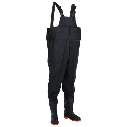 vidaXL Waadpak met laarzen maat 45 zwart, Watersport en Boten, Hengelsport | Algemeen, Nieuw, Verzenden