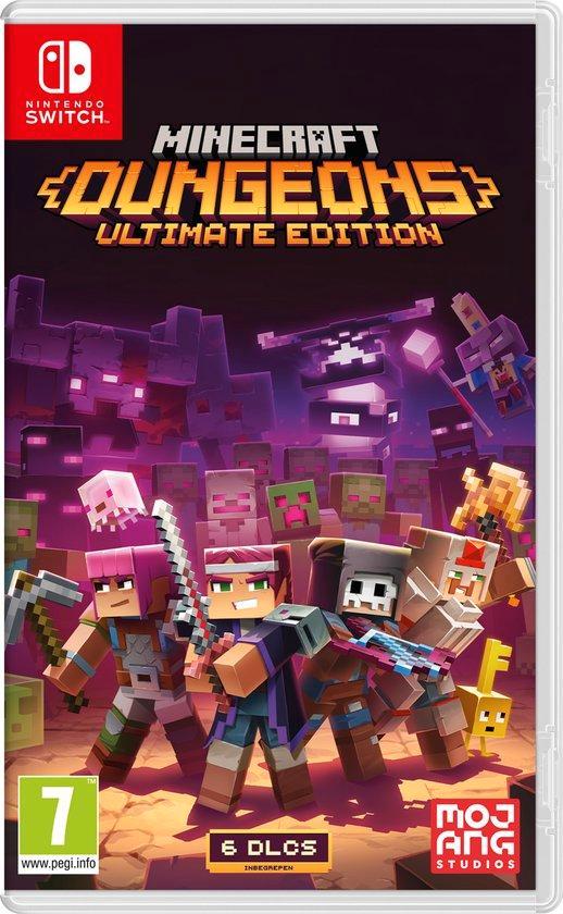 Switch Minecraft Dungeons: Ultimate Edition, Spelcomputers en Games, Spelcomputers | Nintendo Switch, Zo goed als nieuw, Verzenden