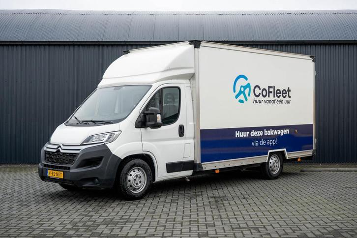 Citroën Jumper 35 2.0 BlueHDi | Bakwagen | Uniek laadsysteem, Auto's, Bestelauto's, Lease, Handgeschakeld, Wit, Citroën, Zwart