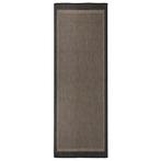 vidaXL Buitenkleed platgeweven 80x250 cm donkerbruin, Verzenden, Nieuw, Bruin