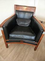 Schuitema en Zonen - Fauteuil (2) - Hout, Leder - met