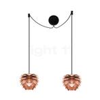 Umage Silvia mini Cannonball Hanglamp 2-lichts, koper/kabel, Verzenden, Nieuw