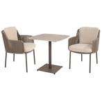 Vermont Bernini dining set 75x75xH75 cm 3 delig keramisch, Ophalen of Verzenden, Nieuw