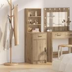 vidaXL Highboard met lade artisanaal eikenkleurig 40 x 40,5, Huis en Inrichting, Kasten | Buffetkasten, Minder dan 50 cm, Verzenden