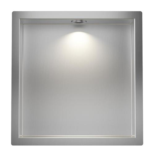 Inbouwnis BWS Albert 30x30x7cm Met Led RVS, Doe-het-zelf en Verbouw, Sanitair, Bad, Nieuw, Ophalen of Verzenden