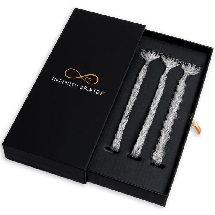 Infinity Braids  Infinity Braidies Mini Iced Gold, Sieraden, Tassen en Uiterlijk, Uiterlijk | Haarverzorging, Nieuw, Verzenden